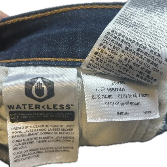 Levi’s Men’s Studded 511 Slim Fit Jeans | W29 L30 | Dark Blue - Picture 4 of 7